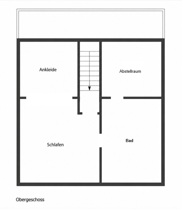 Grundriss OG Ferienhaus Butjadingen / Burhave