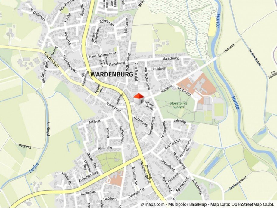 Lage Etagenwohnung Wardenburg