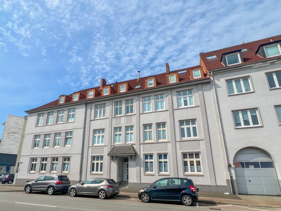 Au�enaufnahme Erdgeschosswohnung Wilhelmshaven