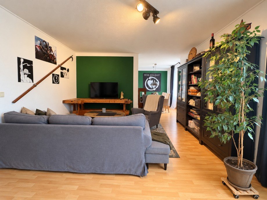 Wohnzimmer Dachgeschosswohnung Wilhelmshaven