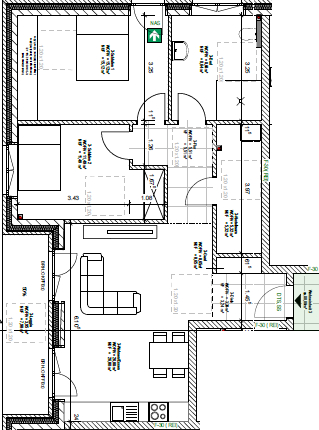 Wohnung Nr. 3 Wohnung Schortens