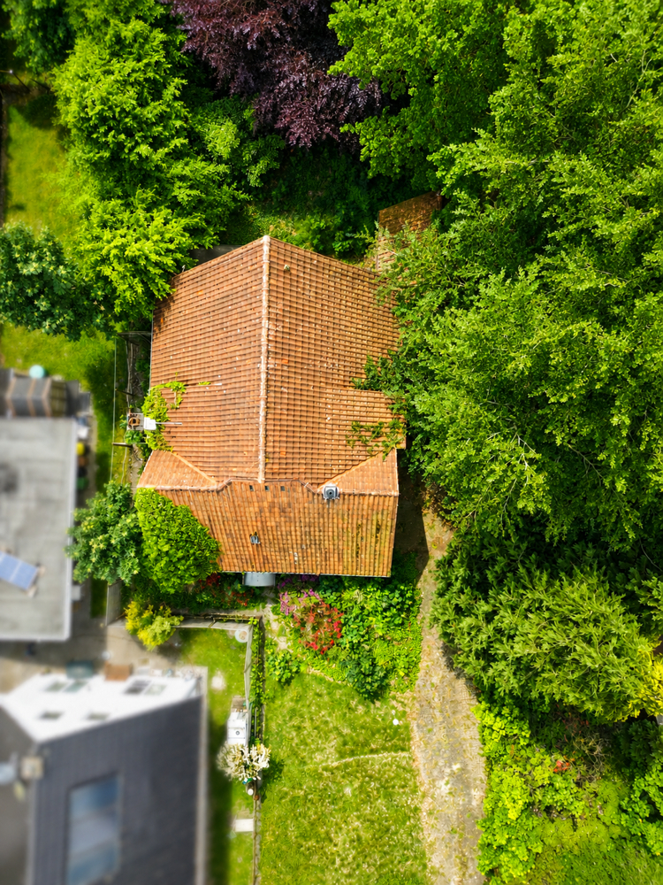 Vogelperspektive Einfamilienhaus Wardenburg