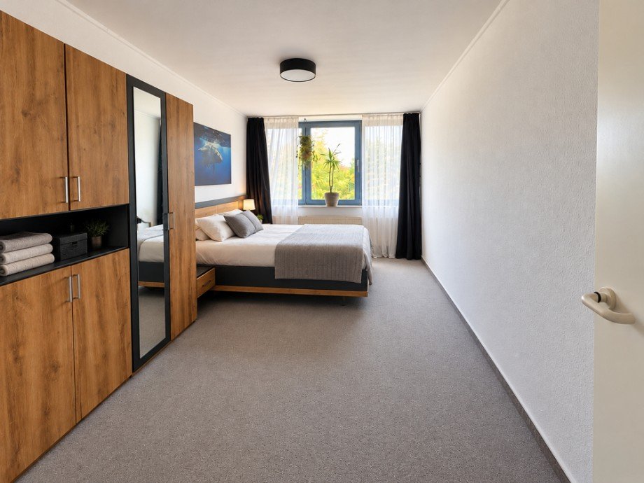 Schlafzimmer Dachgeschosswohnung Wilhelmshaven